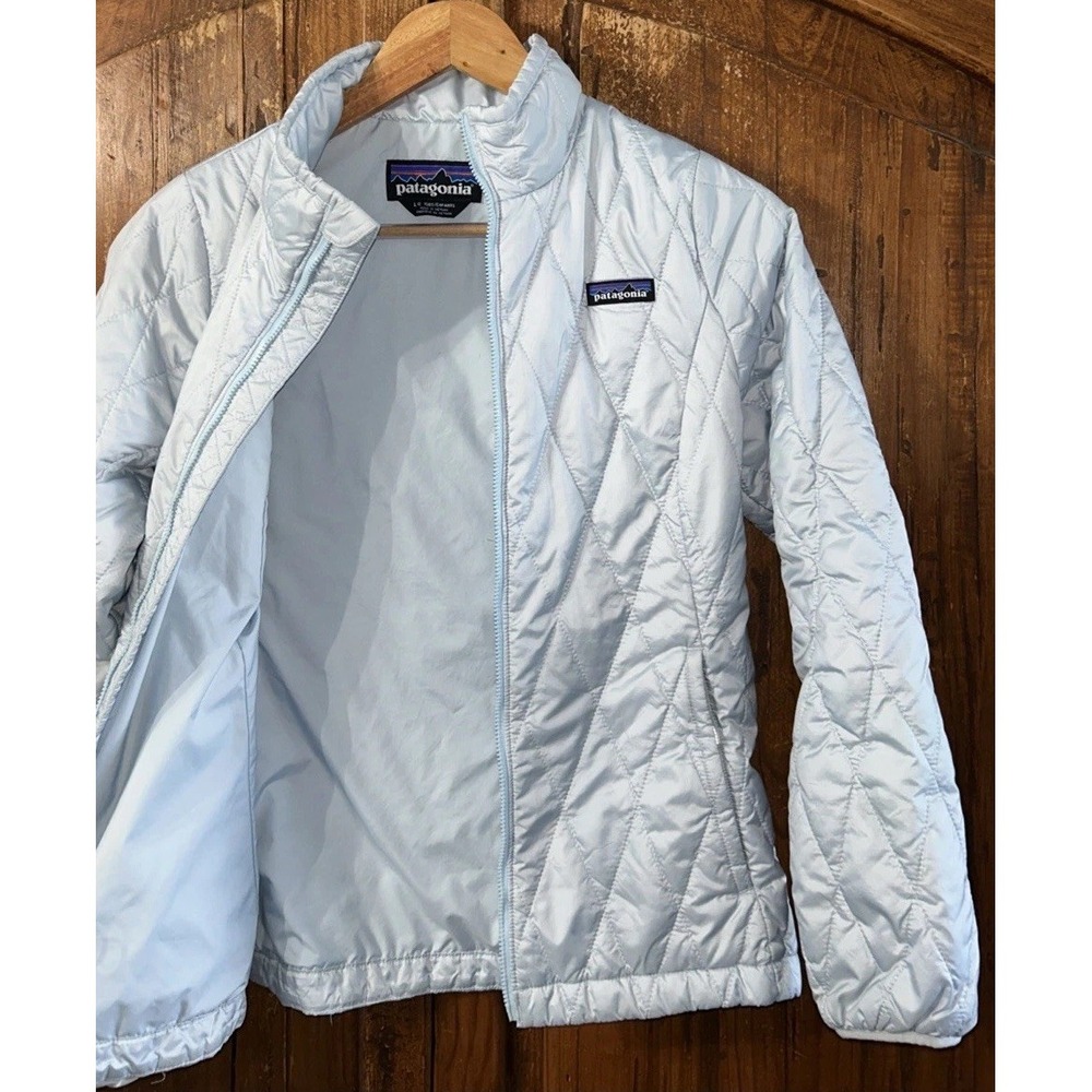 Girls Patagonia Nano Puff Diamond Quilt Jacket Primaloft 68006 Large 12